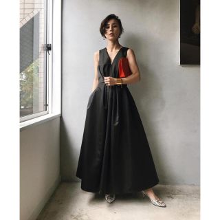 アメリヴィンテージ(Ameri VINTAGE)のAmeri Vintage LADY TUCK FRALE DRESS(ロングワンピース/マキシワンピース)