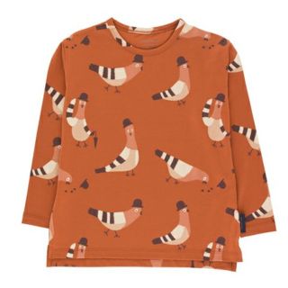 ボボチョース(bobo chose)のtinycottons 2018AW ハトさんロンT タイニーコットンズ(Tシャツ/カットソー)