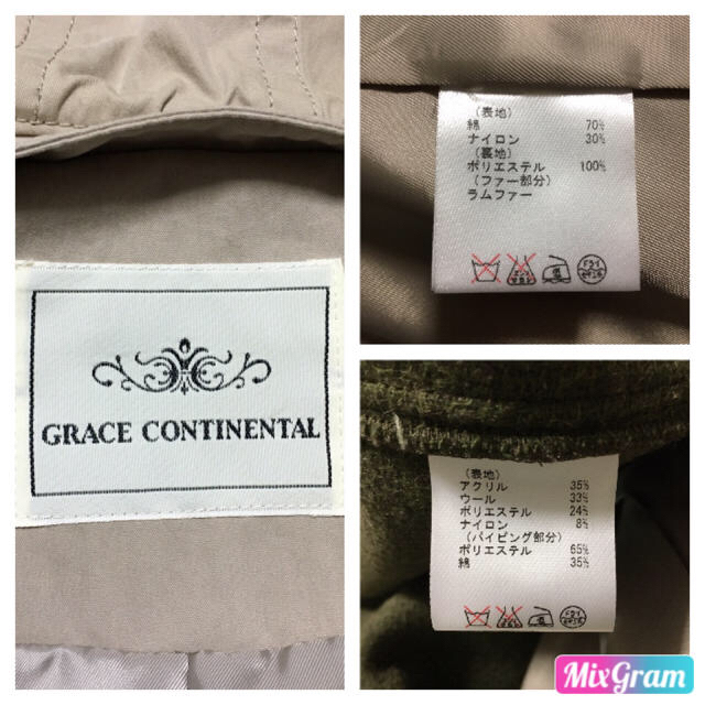 GRACE CONTINENTAL(グレースコンチネンタル)のグレースコンチネンタル モッズコート風 レディースのジャケット/アウター(モッズコート)の商品写真