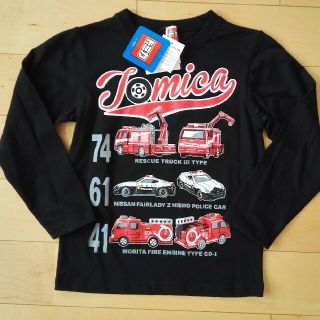 タカラトミー(Takara Tomy)の新品　タグつき　トミカ　ロンT　120(Tシャツ/カットソー)