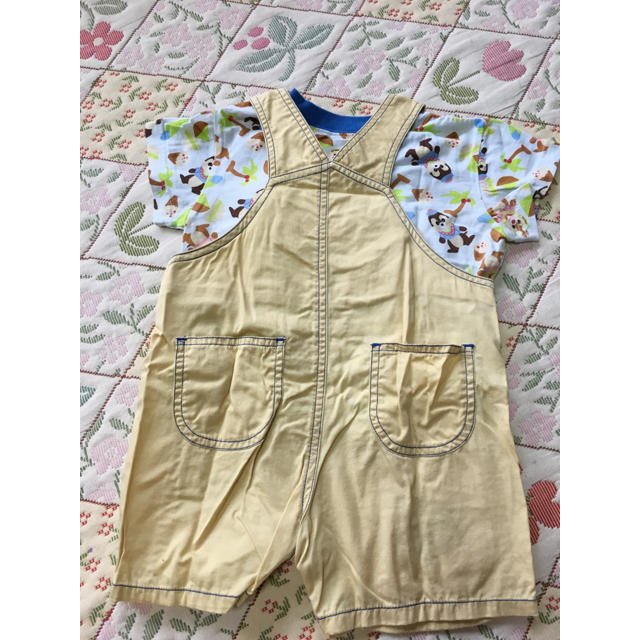 Disney(ディズニー)のチップとデール ベビー服  80 キッズ/ベビー/マタニティのベビー服(~85cm)(ロンパース)の商品写真