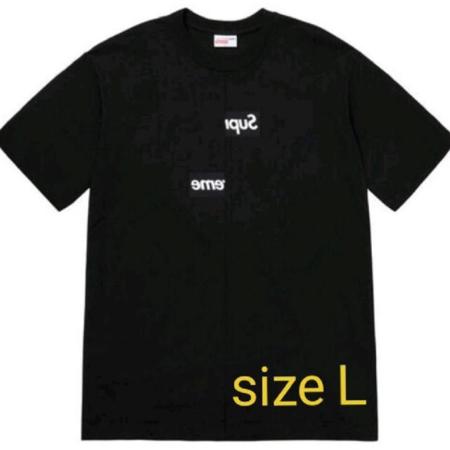 supreme ギャルソン Tシャツ Lメンズ