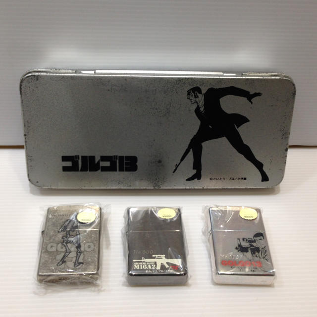 ZIPPO(ジッポー)のZIPPO ゴルゴ13 缶ケース入 さいとう・たかし メンズのファッション小物(タバコグッズ)の商品写真