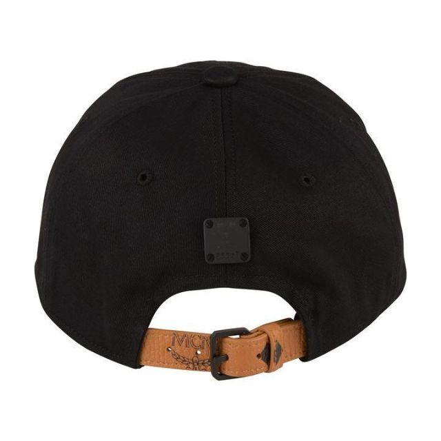 MCM(エムシーエム)の★新品正規品 MCM ブラックロゴ コットン キャップ メンズの帽子(キャップ)の商品写真