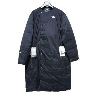 ハイク(HYKE)のHYKE X NORTH FACE ライトダウンコート ネイビー　 M　新品(ダウンコート)