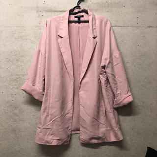 フォーエバートゥエンティーワン(FOREVER 21)のピンクジャケット(テーラードジャケット)