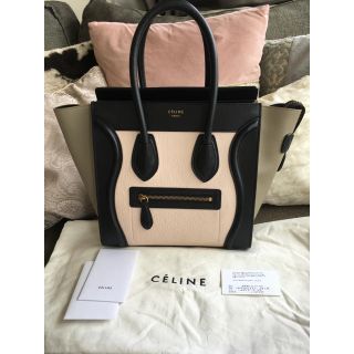 セリーヌ(celine)の専用☆セリーヌ ラゲージ  マイクロ ライトローズ 美中古①(トートバッグ)