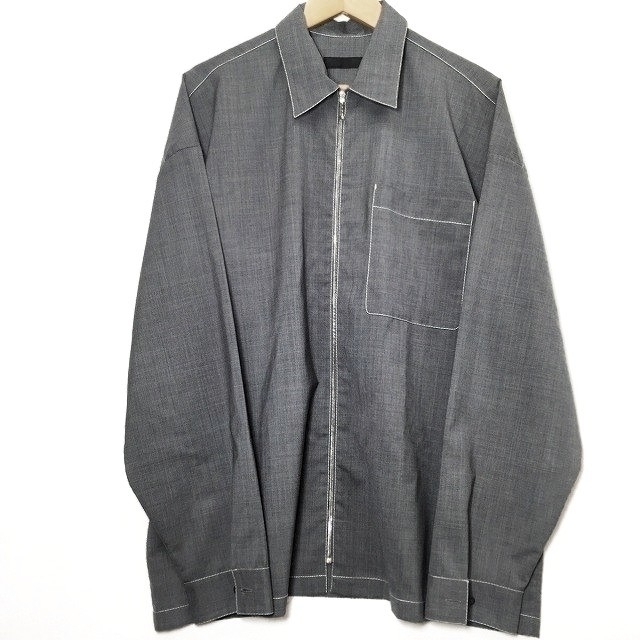 PRADA - PRADA プラダ 16ss ジップアップステッチシャツの通販 by s