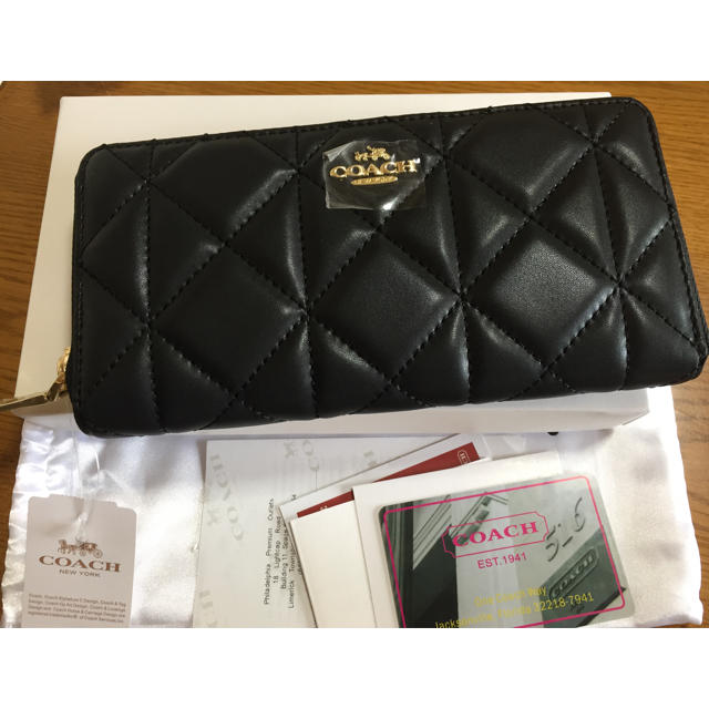 COACH - 未使用☆ コーチ 長財布 ラウンドファスナーの通販 by ニコ