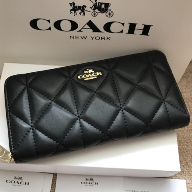 COACH(コーチ)の未使用☆ コーチ 長財布 ラウンドファスナー レディースのファッション小物(財布)の商品写真