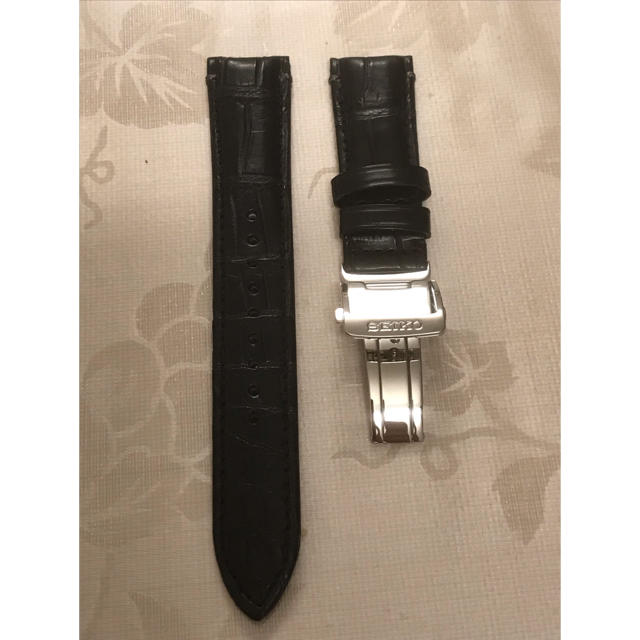 SEIKO(セイコー)のセイコー プレサージュ純正ベルト メンズの時計(レザーベルト)の商品写真