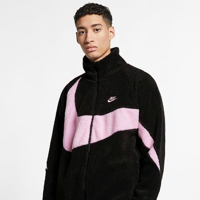 NIKE BIG SWOOSH BOA JACKET ボアジャケット ピンク