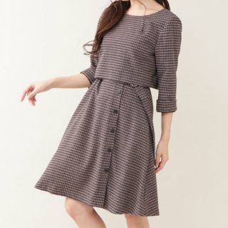 ジルバイジルスチュアート(JILL by JILLSTUART)のJILL BY JILLSTUART エタミンチェックワンピース(ひざ丈ワンピース)