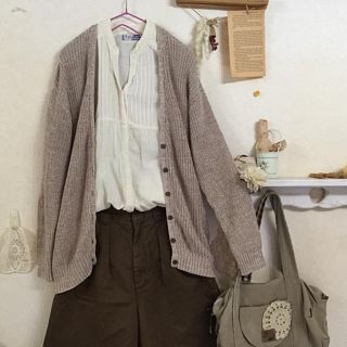 ローリーズファーム(LOWRYS FARM)の専用  ☆ ローリーズファーム 今も春も活躍♡ リネン混 ニットカーディガン(カーディガン)