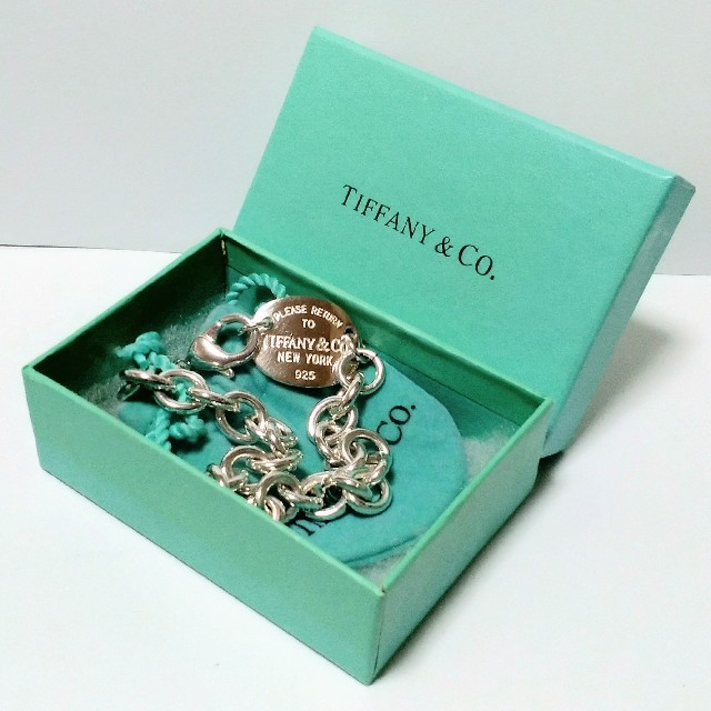 Tiffany & Co. TIFFANY&CO. リターントゥ オーバルタグ ブレスレット シルバー925