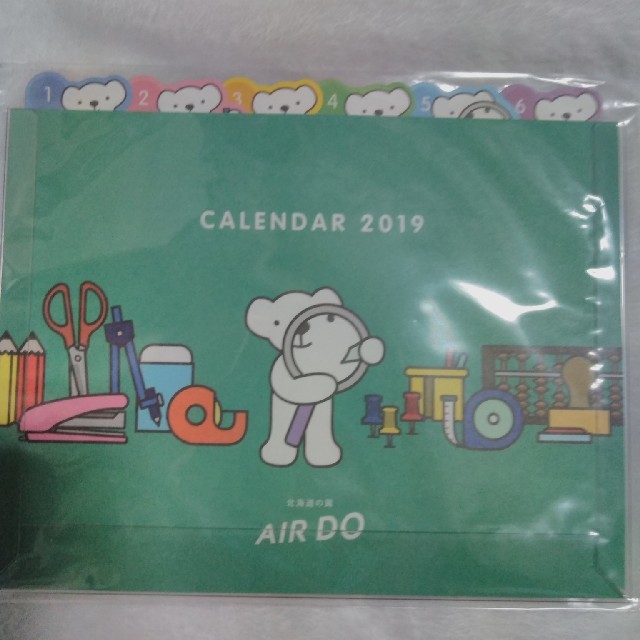 2019年卓上カレンダー　北海道の翼AIR DO　人気商品 エンタメ/ホビーの声優グッズ(カレンダー)の商品写真