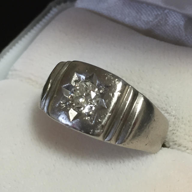 みよし様専用  メンズ リング ⭐︎ pt900 ダイヤ 0.51ct メンズのアクセサリー(リング(指輪))の商品写真