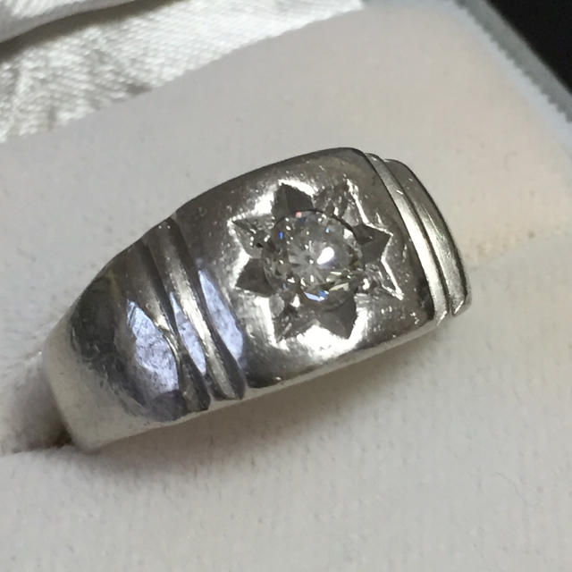 みよし様専用  メンズ リング ⭐︎ pt900 ダイヤ 0.51ct メンズのアクセサリー(リング(指輪))の商品写真