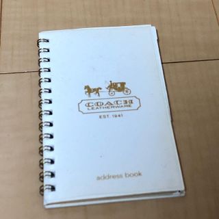 コーチ(COACH)の＊売り切りsale＊COACH アドレスブック(ノート/メモ帳/ふせん)