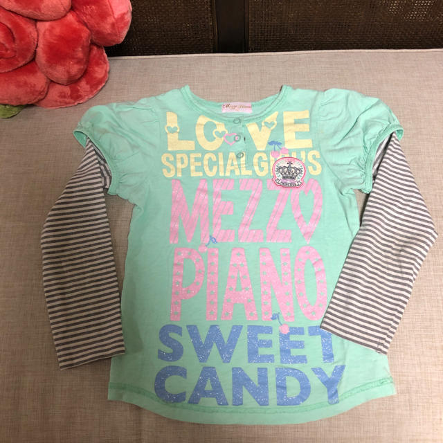 mezzo piano(メゾピアノ)のTシャツ キッズ/ベビー/マタニティのキッズ服女の子用(90cm~)(その他)の商品写真