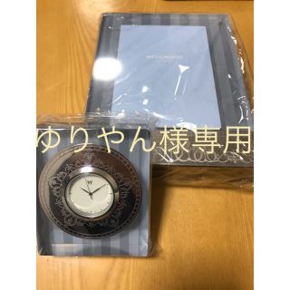 【送料無料！！】ＷＥＤＧＷＯＯＤ 時計と写真立て(*^^*)♪7344円時計定価