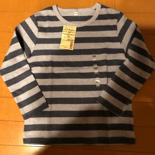 ムジルシリョウヒン(MUJI (無印良品))の新品 無印良品 キッズ長袖Ｔシャツ 120(Tシャツ/カットソー)