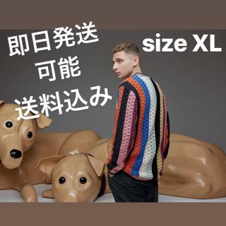 キムジョーンズ(KIM JONES)の込XL GU × Kim jones キムジョーンズ マルチストライプセーター(ニット/セーター)