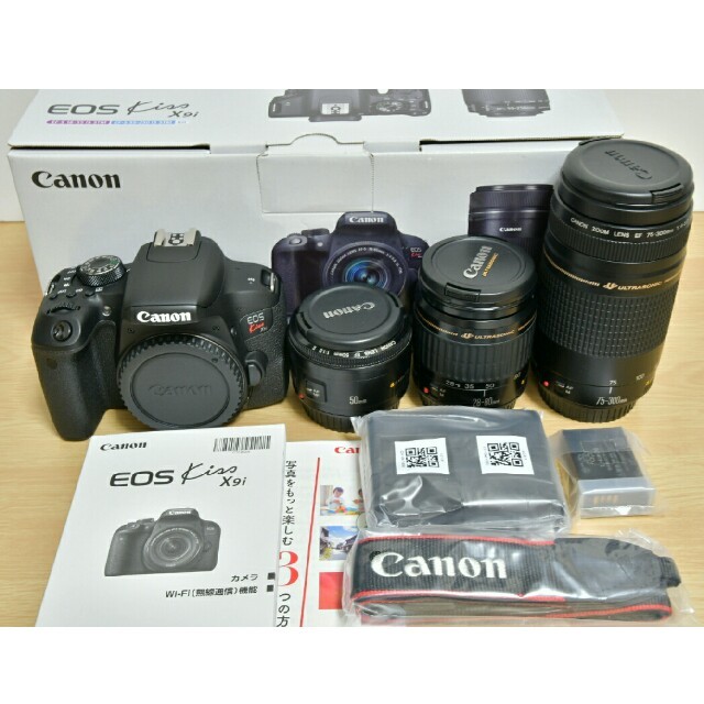 新年の贈り物 Canon - Canon EOS kiss x9i 標準＆望遠＆単焦点トリプル