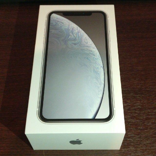 iPhone XR White 64GB au SIMフリー 新品 ホワイト 白スマートフォン本体