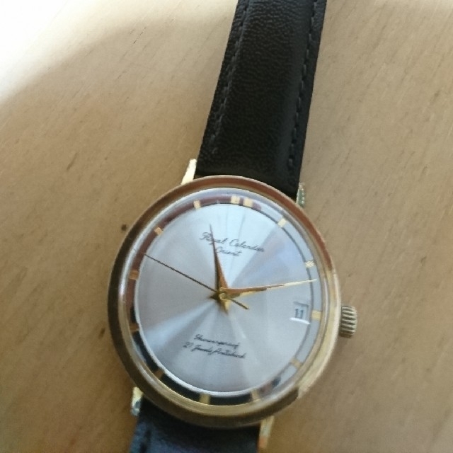 Royal Calendar Orient 21石 アンティーク 手巻き 動品