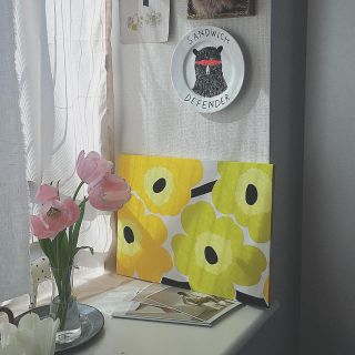 マリメッコ(marimekko)の❁︎marimekko マリメッコ ウニッコ柄 パネル ファブリック❁︎(ファブリック)