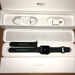 Apple Watch - AppleWatch 3 42mm スペースグレー アルミ スポーツ Apple Watch - AppleWatch 3 42mm スペースグレー アルミ スポーツ