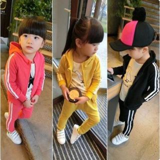 ザラキッズ(ZARA KIDS)のサイドラインセットアップ　ブラック　110(その他)