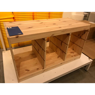 イケア(IKEA)のTROFAST トロファスト フレーム, ライトホワイトステインパイン(棚/ラック/タンス)