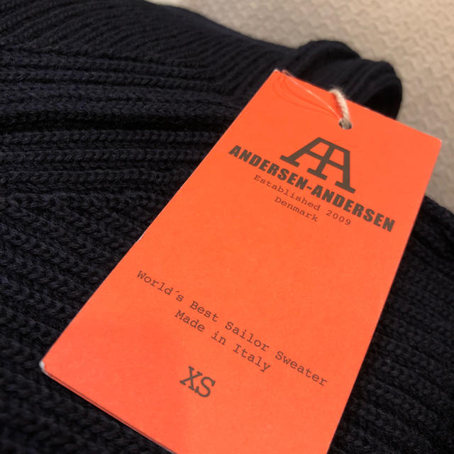 【楽天スーパーセール】 ネイビー アンデルセンアンデルセン - INVERALLAN タートル 新品未使用 XS ニット+セーター