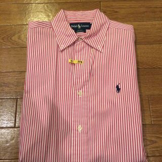 ラルフローレン(Ralph Lauren)のラルフローレン♡ピンクストライプシャツ(シャツ/ブラウス(半袖/袖なし))