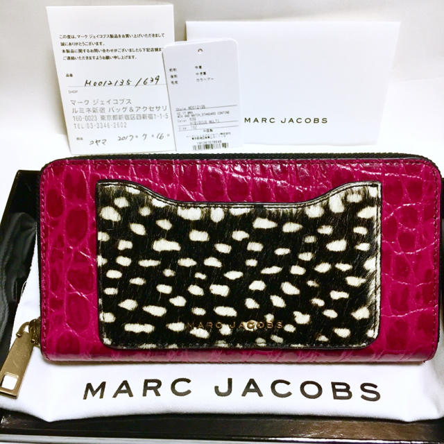 MARC JACOBS(マークジェイコブス)の【未使用品】定価7万 MARC JACOBS 長財布 レディースのファッション小物(財布)の商品写真