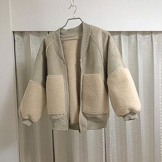 ダブルクローゼット(w closet)のw closet フェイクムートンコート ボアコート(ムートンコート)