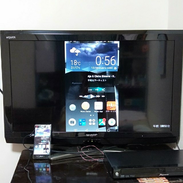 NTTdocomo(エヌティティドコモ)のスマホの画面をTVで。MHLとSlimPortアダプターの2点セット スマホ/家電/カメラのテレビ/映像機器(映像用ケーブル)の商品写真