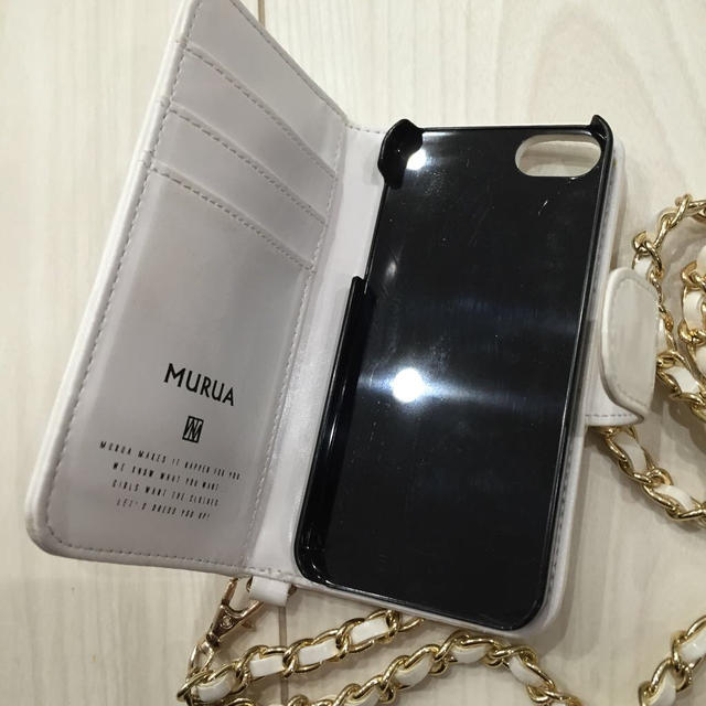 MURUA(ムルーア)のMURUA iPhonecase スマホ/家電/カメラのスマホアクセサリー(モバイルケース/カバー)の商品写真