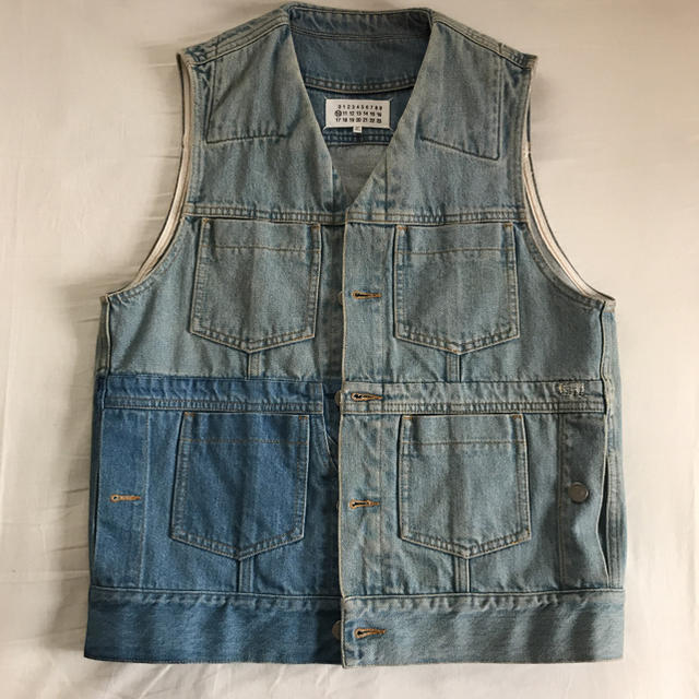 maison marjiela denim vest 17ss