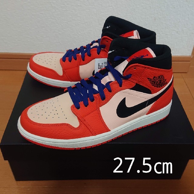 NIKE AIR JORDAN 1 MID team orange 新品未使用