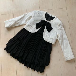 エニィファム(anyFAM)の専用★anyFＡＭ★ワンピースボレロセットアップ黒110120女の子入学式卒園式(ドレス/フォーマル)