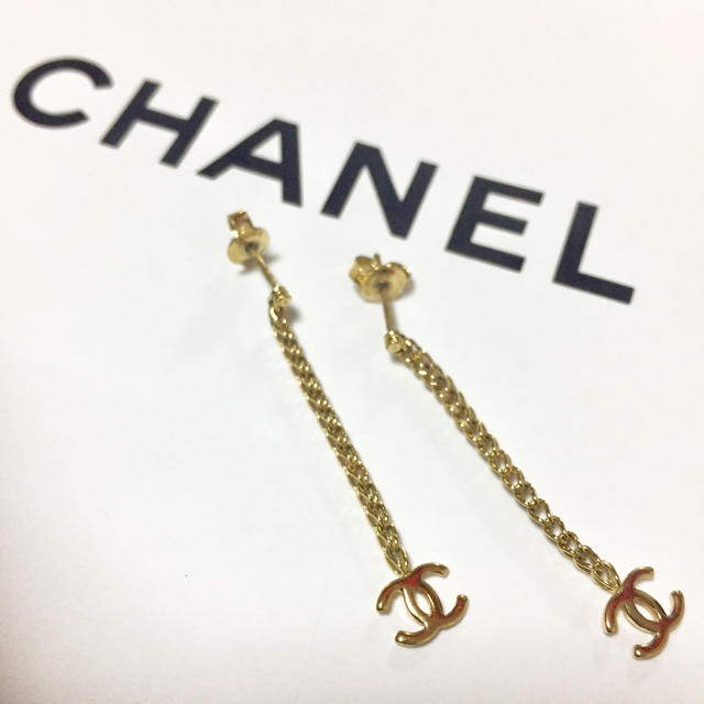 CHANEL シャネル チェーン ピアス お手頃価格 9599円 www.gold-and ...