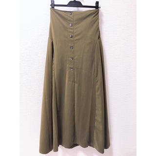 SOLDYLAN スカート ロングスカート カーキ 変形スカート(ロングスカート)