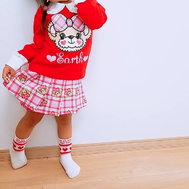 EARTHMAGIC(アースマジック)の専用❤️リバーシブルスカート キッズ/ベビー/マタニティのキッズ服女の子用(90cm~)(スカート)の商品写真