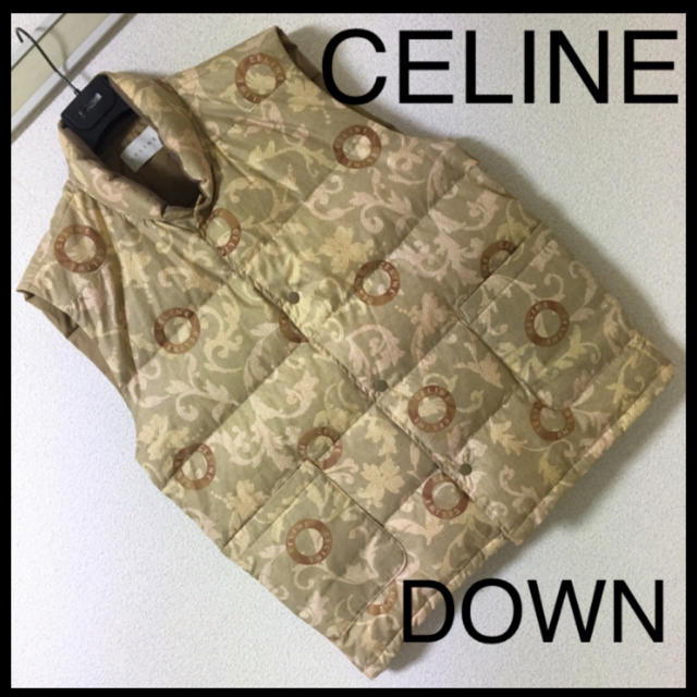 celine - 美品 CELINE セリーヌ 西川 ダウンベスト ボタニカル ロゴ フリーの通販 by htksk's shop｜セリーヌならラクマ