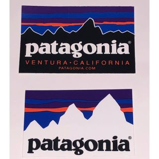 パタゴニア(patagonia)のパタゴニア  ロゴステッカー2枚セット(登山用品)