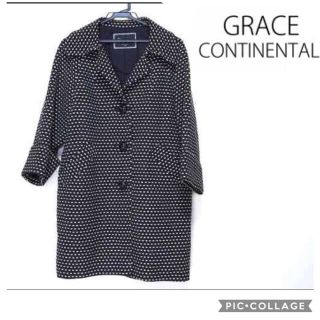 グレースコンチネンタル(GRACE CONTINENTAL)のバイカラーコート ジャケット グレースコンチネンタル レディース バイカラー(ノーカラージャケット)