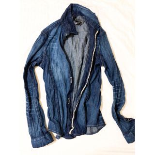 wjk - wjk デニムフックシャツ シワ加工の通販 by 719 shop|ダブル